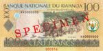 Rwanda, 100 Franc, P-0029as