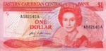 East Caribbean States, 1 Dollar, P-0017a