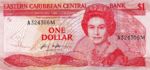 East Caribbean States, 1 Dollar, P-0017m