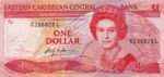 East Caribbean States, 1 Dollar, P-0017l