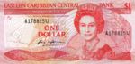 East Caribbean States, 1 Dollar, P-0021u
