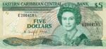 East Caribbean States, 5 Dollar, P-0022l2