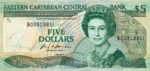 East Caribbean States, 5 Dollar, P-0022u