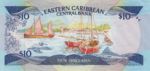 East Caribbean States, 10 Dollar, P-0023g