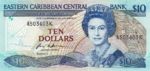 East Caribbean States, 10 Dollar, P-0023k1