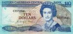 East Caribbean States, 10 Dollar, P-0023l2