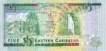 East Caribbean States, 5 Dollar, P-0026d