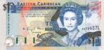 East Caribbean States, 10 Dollar, P-0027l