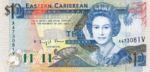 East Caribbean States, 10 Dollar, P-0027v