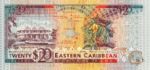 East Caribbean States, 20 Dollar, P-0028a