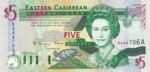 East Caribbean States, 5 Dollar, P-0031a