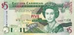 East Caribbean States, 5 Dollar, P-0031k