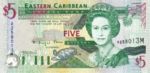 East Caribbean States, 5 Dollar, P-0031m