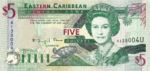 East Caribbean States, 5 Dollar, P-0031u
