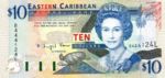 East Caribbean States, 10 Dollar, P-0032l