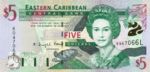 East Caribbean States, 5 Dollar, P-0037l