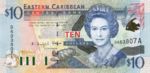 East Caribbean States, 10 Dollar, P-0038a