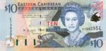 East Caribbean States, 10 Dollar, P-0038l