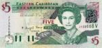 East Caribbean States, 5 Dollar, P-0042v