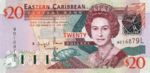 East Caribbean States, 20 Dollar, P-0044l