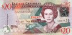 East Caribbean States, 20 Dollar, P-0049