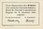 Austria, 20 Heller, FS 105b