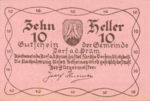 Austria, 10 Heller, FS 129Ia
