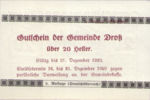 Austria, 20 Heller, FS 135.2
