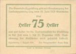 Austria, 75 Heller, FS 160Ia