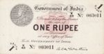 India, 1 Rupee, P-0001v10