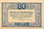 Austria, 80 Heller, FS 300c