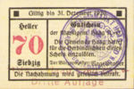 Austria, 70 Heller, FS 318VIb