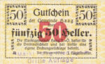 Austria, 50 Heller, FS 318IIIb
