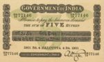 India, 5 Rupee, A-0003c