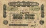 India, 20 Rupee, A-0013NL