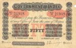 India, 50 Rupee, A-0015c