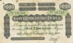 India, 1,000 Rupee, A-0019ANL