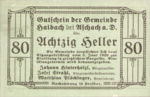 Austria, 80 Heller, FS 332Ib?