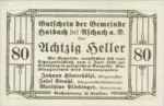 Austria, 80 Heller, FS 332Ia