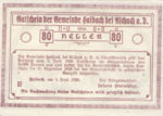 Austria, 80 Heller, FS 332IIb