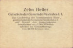 Austria, 10 Heller, FS 652Ia