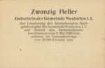 Austria, 20 Heller, FS 652Ib