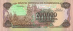 Nicaragua, 200,000 Cordoba, P-0162,BCN B56a