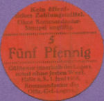 Germany, 5 Pfennig, 329.01