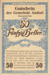 Austria, 50 Heller, FS 40a