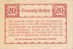 Austria, 20 Heller, FS 40a