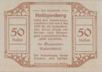 Austria, 50 Heller, FS 361SS2
