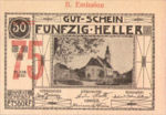 Austria, 75 Heller, FS 190i