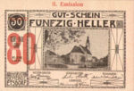 Austria, 80 Heller, FS 190i
