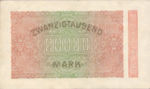 Germany, 20,000 Mark, P-0085b